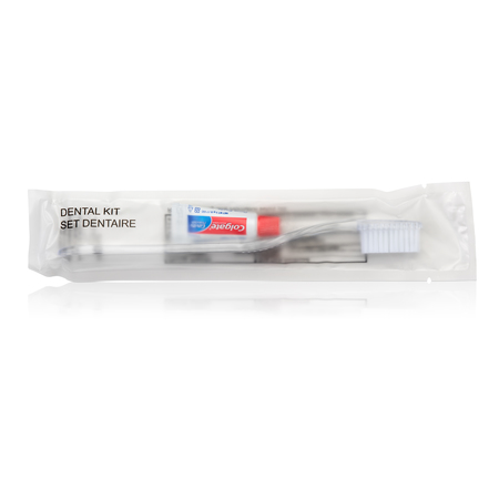 NECESSITIES Dental Kit, Toothbrush and Colgate Toothpaste, 5gm Tube, PK 288 HA-AC-026